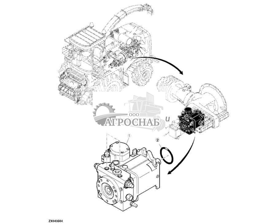 Аксиально-поршневой насос 